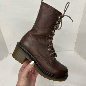 Dr. Martens Casey Heel Brown Boot Size 5